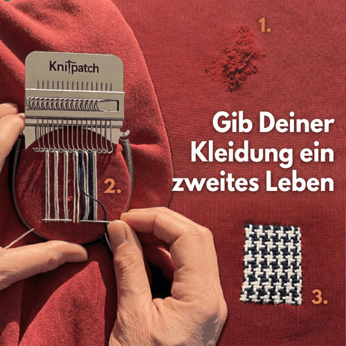 Knitpatch™ – Verwandle Verschleiß in Design